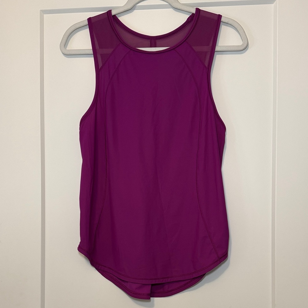 Lululemon Athletica Magenta Tank Top